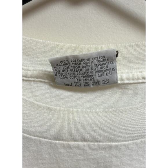 Vintage 90s Mary Engelbreit Winter Roses Long Sleeve Tee XL Stafford Blaine USA - Picture 8 of 9